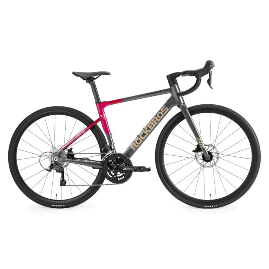 ROCKBROS FLR-W3 bicicleta de carretera Endurance Master S-Ride R510 2x10 cambio integración aerodinámica 700x28c neumáticos ajuste preciso de tallas para largas distancias freno hidráulico