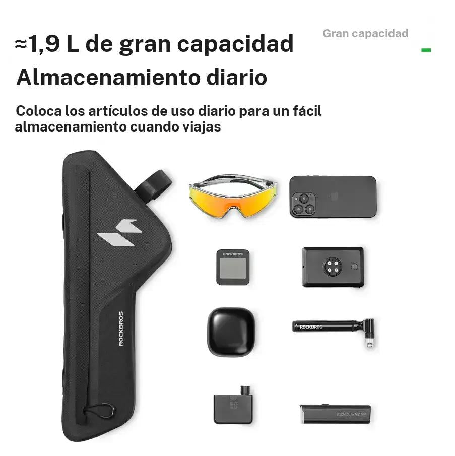 Bolsa para el marco de bicicleta impermeable de 4.5 L