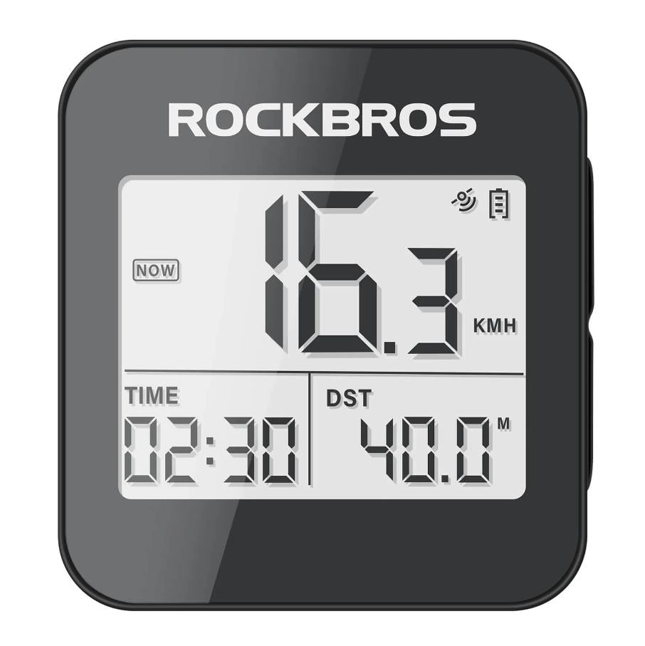 ROCKBROS computadora de bicicleta inalámbrica G1 con 35 horas de autonomía, pantalla antirreflejos de 2 inch y visualización de datos en tiempo real para uso en bicicletas de carretera y mountain bike, bicicletas urbanas, accesorios de ciclismo