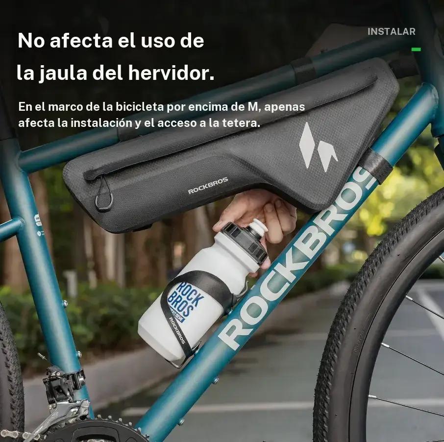 Bolsa para el marco de bicicleta impermeable de 4.5 L