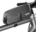 ROCKBROS ROAD TO SKY Bolsa de Alforja Superior Magnética 100% Impermeable con Diseño de Tapa Plegable Magnética 600D Poliéster Revestimiento TPU 0.6L & 0.9L Capacidad para Ciclismo-Ciclismo Protección de Marco de Bicicleta & Estable
