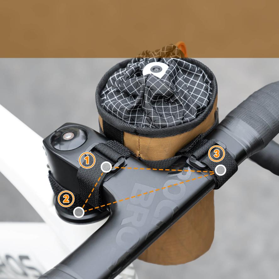 ROCKBROS bolsa térmica para botellas de agua con aislamiento térmico, lámina de aluminio, bolsillo lateral extensible, cierres de velcro robustos, cierre ajustable con cordón, compatibilidad universal para bicicletas de carretera, mountain bikes y e‑bikes