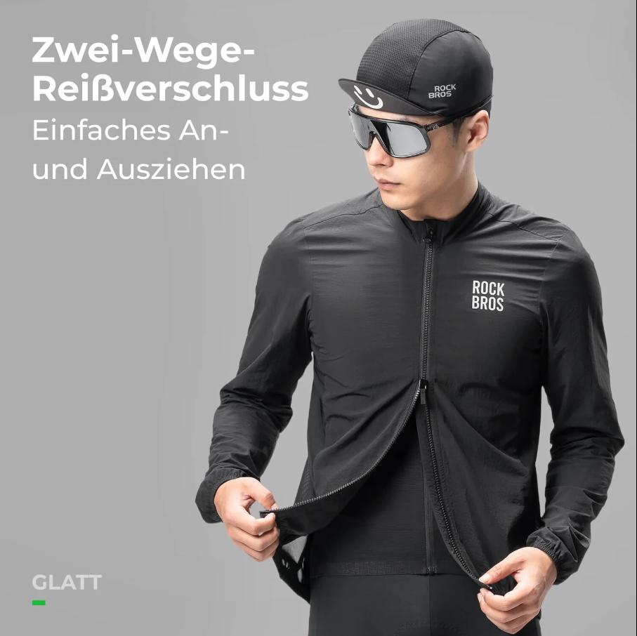 Chaqueta de bicicleta ligera para hombre