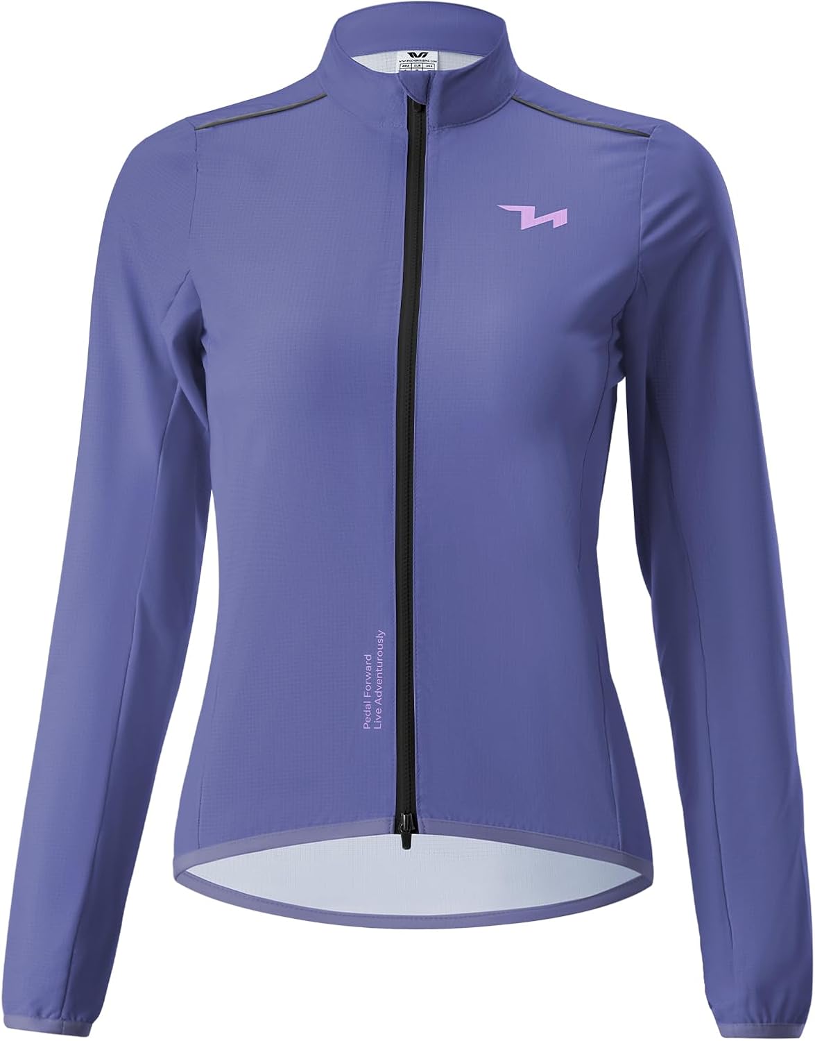JACKA DE BICICLETA ROCKBROS TVI para mujer, transpirable y cortavientos, con cremallera YKK y detalles reflectantes, para correr, ir al trabajo en bicicleta, senderismo, camping y deportes al aire libre