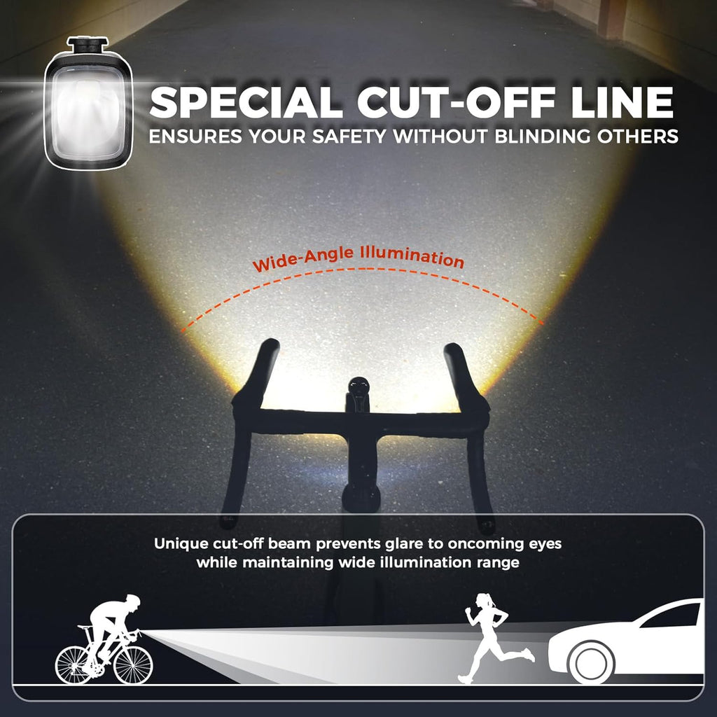 ROCKBROS 1000LM Bike Headlight with Smart Control