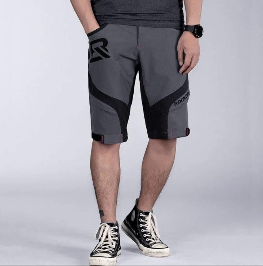 ROCKBROS Pantalones cortos de ciclismo para hombre, transpirables, a prueba de golpes, para bicicleta