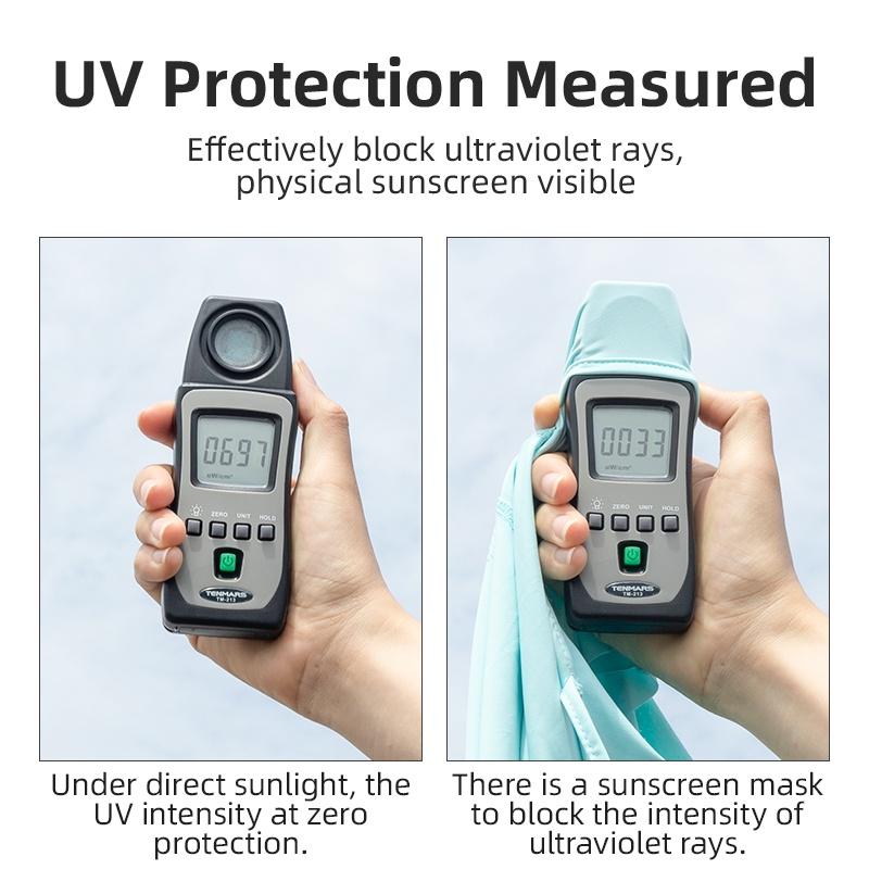 Mascarilla de seda fría, transpirable y con protección UV, para ciclismo