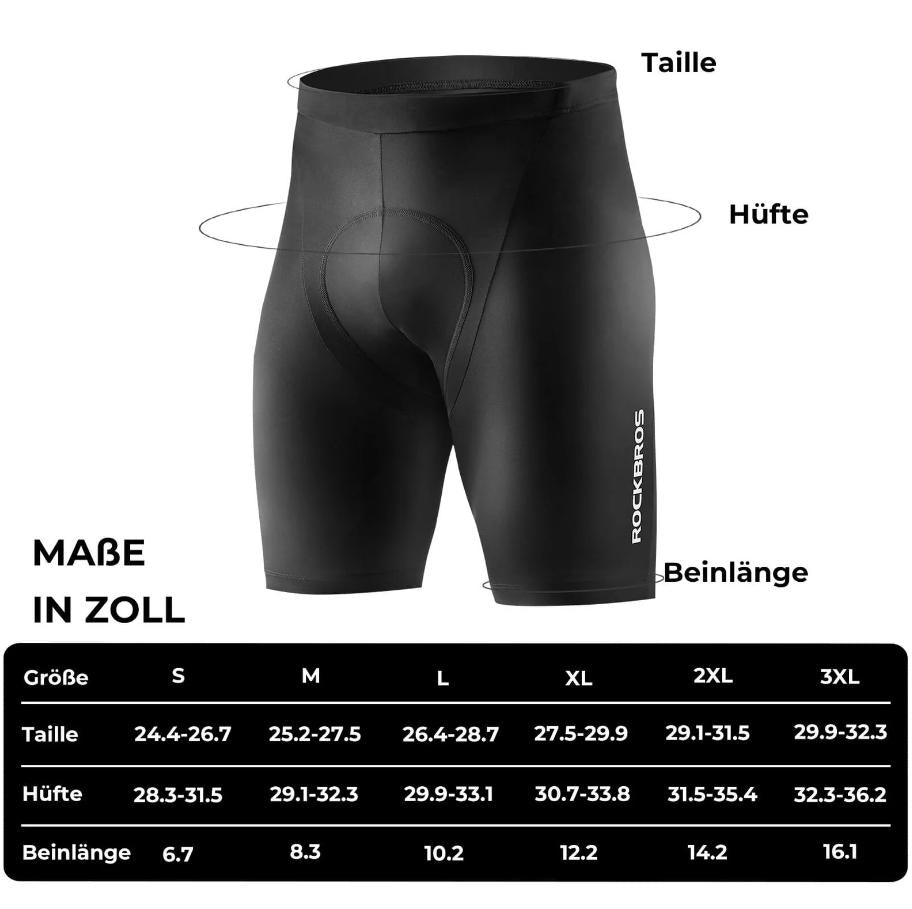 Pantalones con con cojín 3D, transpirable, elástico, reflectante, ergonómico, amortiguación de golpes, secado rápido, resistente al deslizamiento y duradero