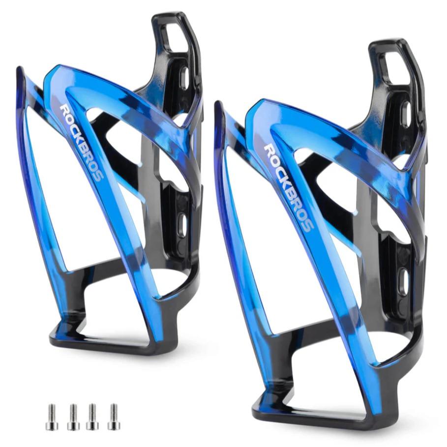 ROCKBROS Portabidón de Bicicleta Ligero PC 35g Resistente y Duradero  Alta Calidad Compatible con Varios Tamaños de Botellas Fácil Instalación  Accesorios de Ciclismo Prácticos y Estables