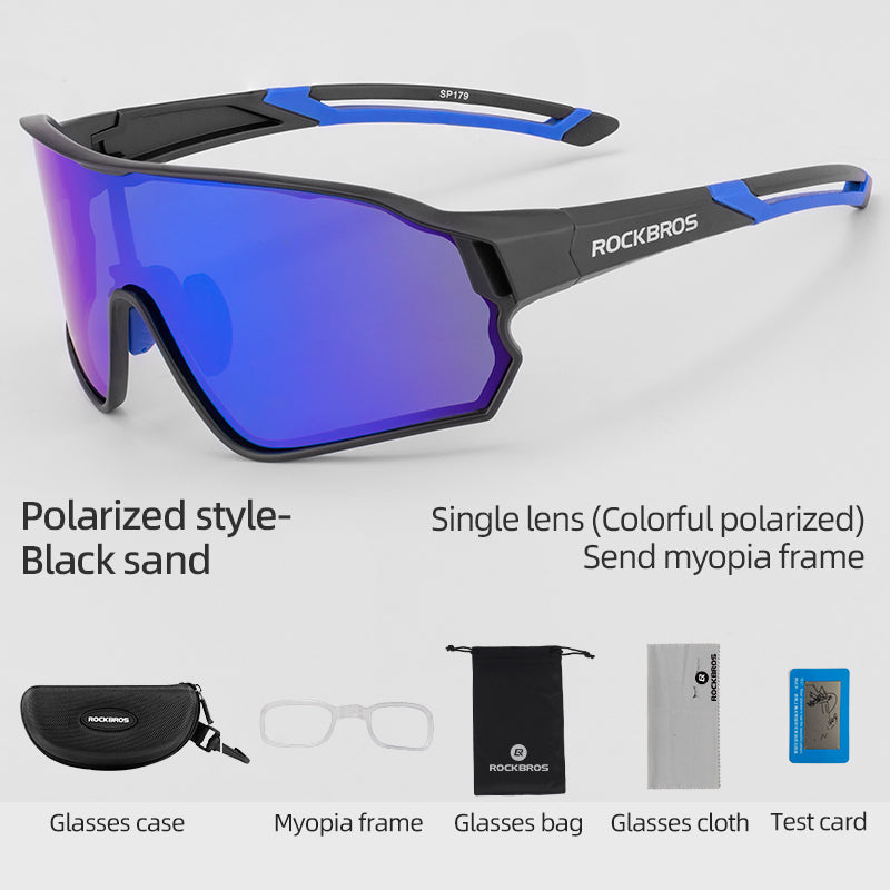 ROCKBROS Gafas de ciclismo fotocromáticas Gafas de sol para bicicleta Protección UV400 para hombres y mujeres