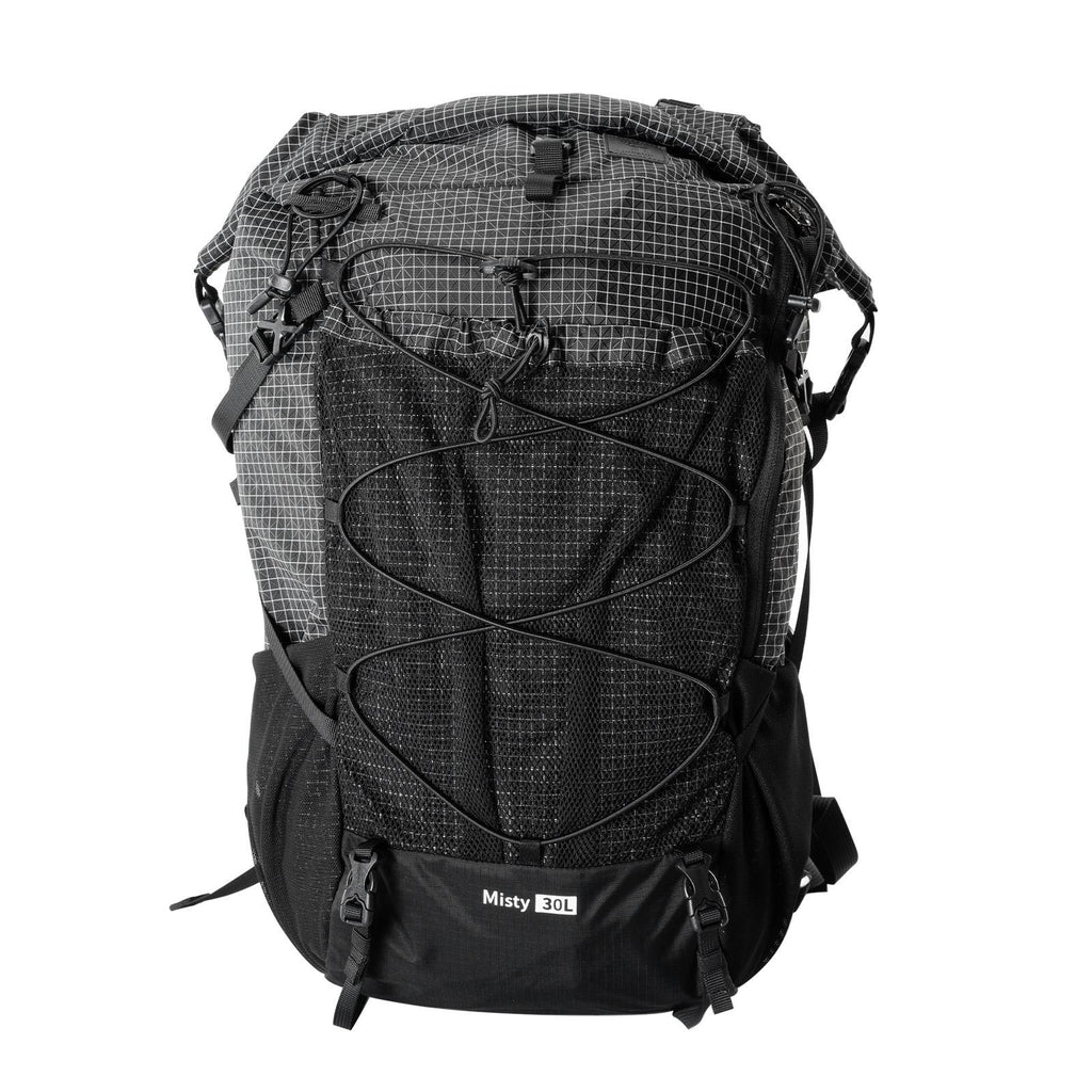 ROCKBROS mochila de trekking 35L resistente al agua, material de nylon robusto, gran capacidad, varios compartimentos, sistema de transporte cómodo, detalles de seguridad, mochila de senderismo versátil para caminatas de 1-2 días o viajes de 3 días