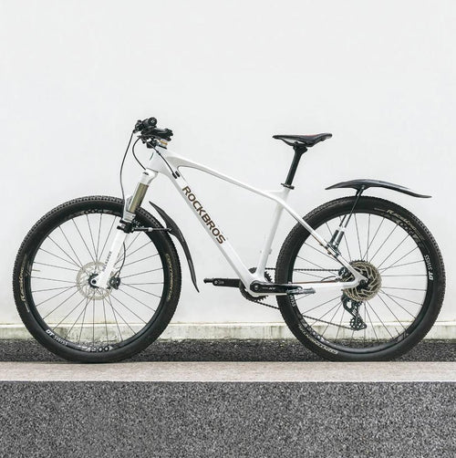 ROCKBROS Bicicleta Guardabarros Juego Delantero/Trasero Guardabarros de Bicicleta Flexible Guardabarros de Bicicleta Ajustable de Material PP con Goma de PET para 26-29 Pulgadas Ruedas Incluye Accesorios