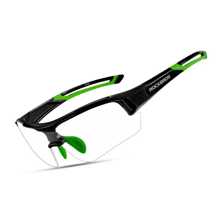 ROCKBROS Gafas de ciclismo Gafas de sol Gafas de medio marco Gafas fotocromáticas