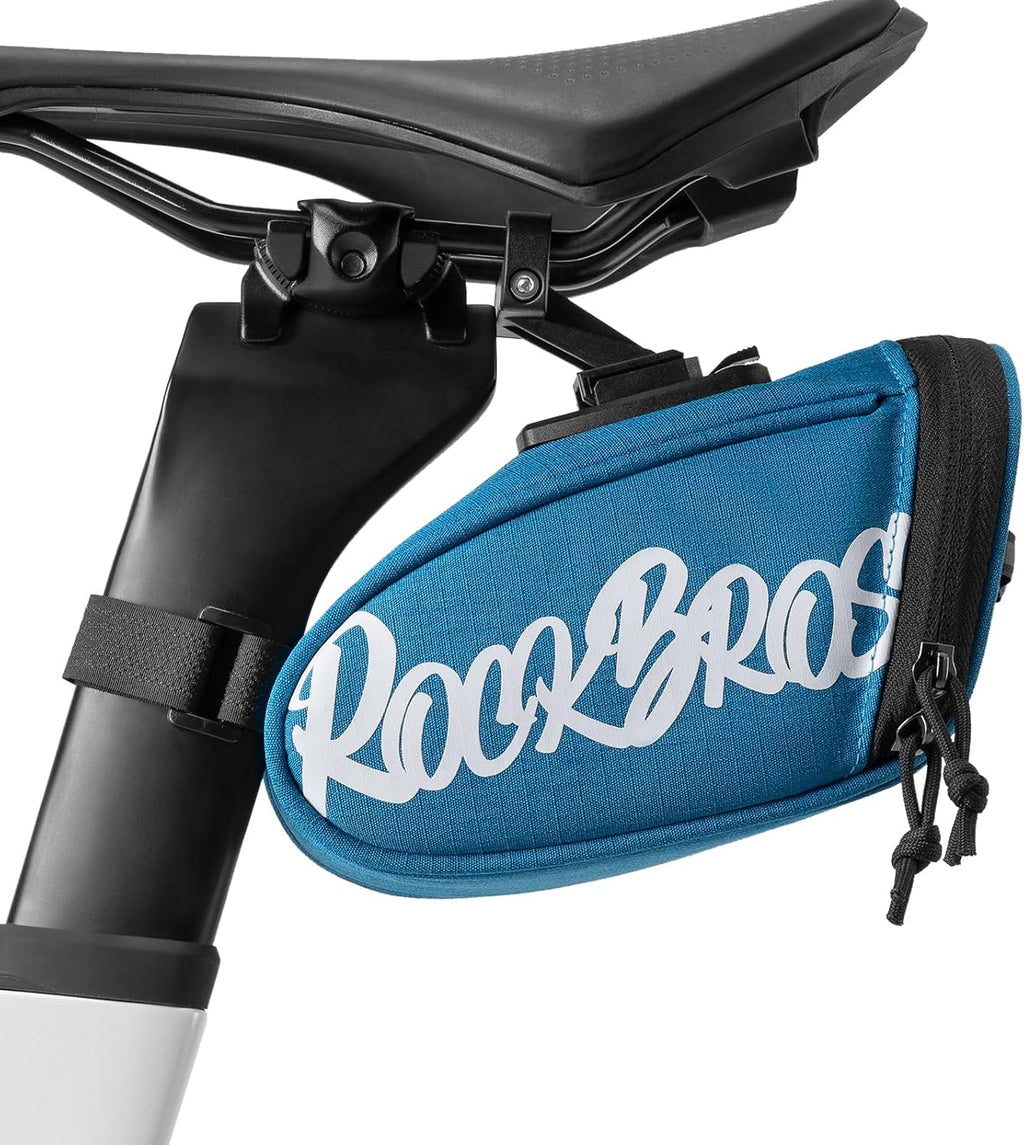 ROCKBROS Bolsa de Bicicleta Bolsa de Sillín Portátil para Bicicleta de Carretera Montaña Grava y Plegable Accesorios de Bicicleta para Sillín