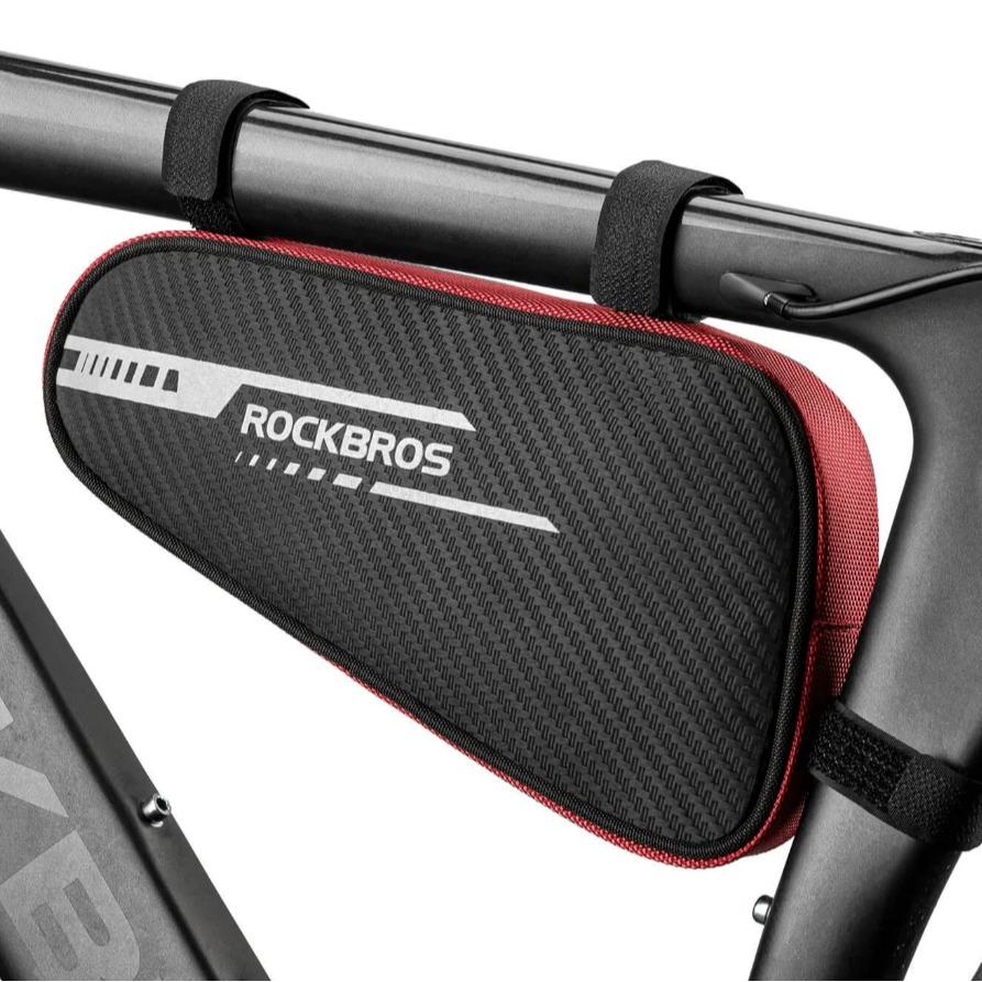 ROCKBROS Bolsa de Bicicleta Impermeable Bolsa Triangular para Bicicleta de Montaña y Carretera 1,2L