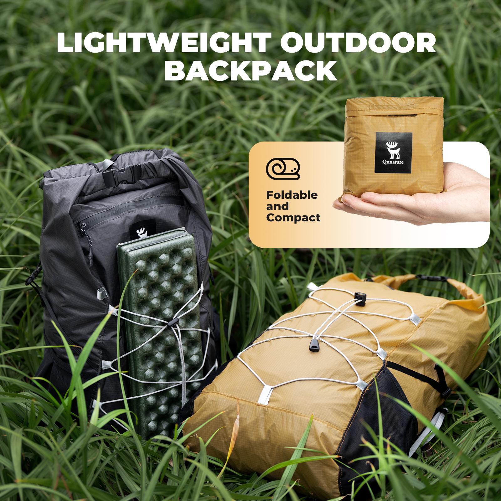 ROCKBROS Mochila ultraligera y plegable 20 L de capacidad robusta resistente al agua efecto loto cómoda para salidas diarias