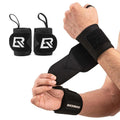 ROCKBROS venda de muñeca, 1 par, soportes de sujeción transpirables para entrenamiento y fitness, material de nailon elástico, soporte fuerte para mujeres y hombres – vendas de muñeca