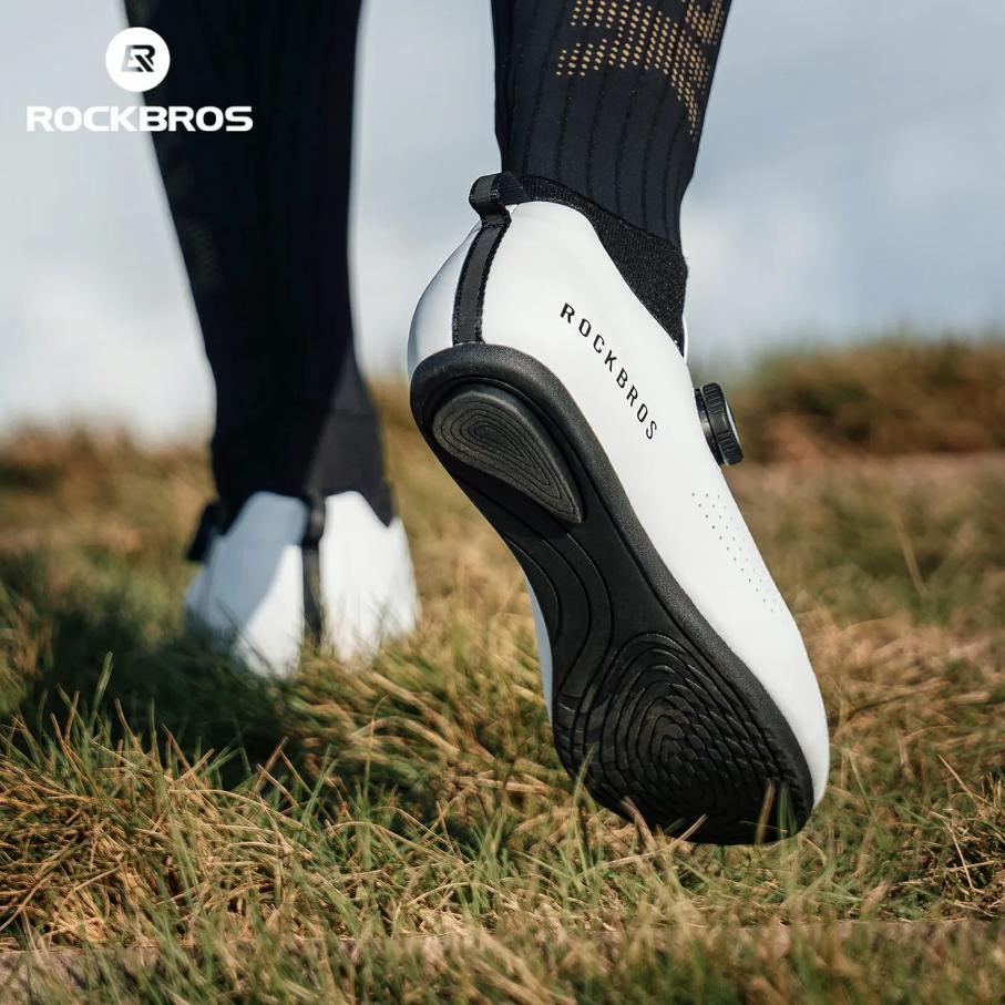 ROCKBROS zapatillas de ciclismo sin sistema de clips, transpirables, antideslizantes, para uso diario & ciudad, con cierre micro-dial | Cómodas para desplazamientos, ocio & trayectos urbanos