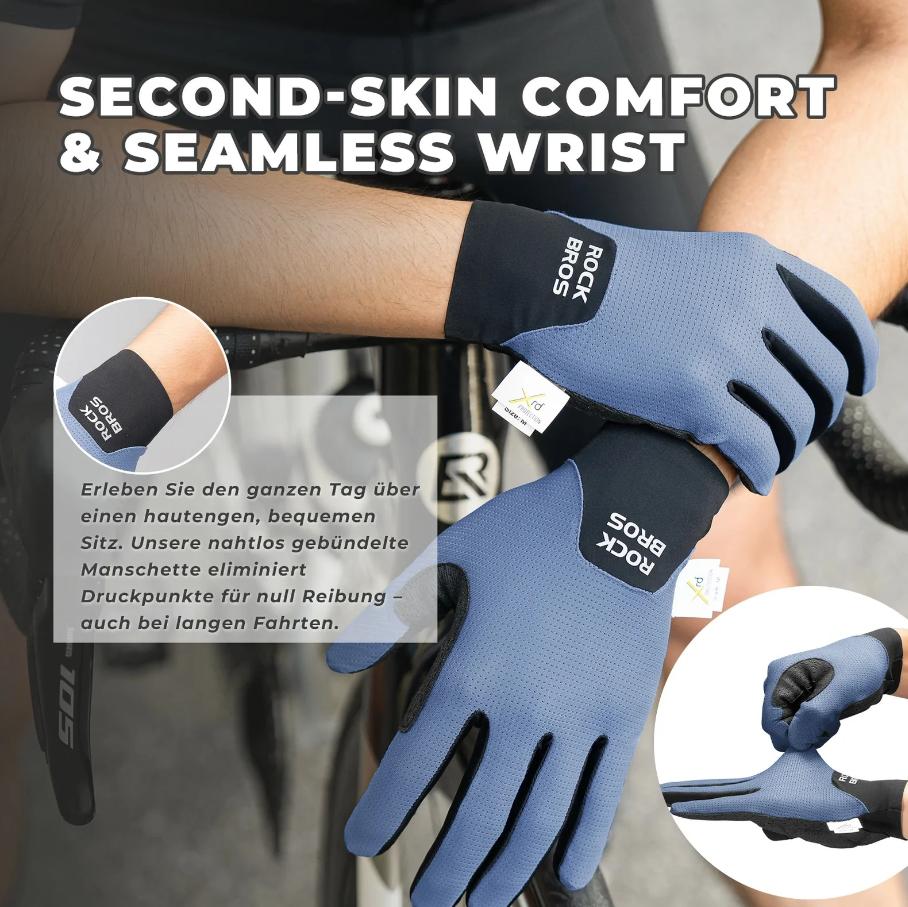 Guantes de bicicleta ROCKBROS con amortiguación de impactos