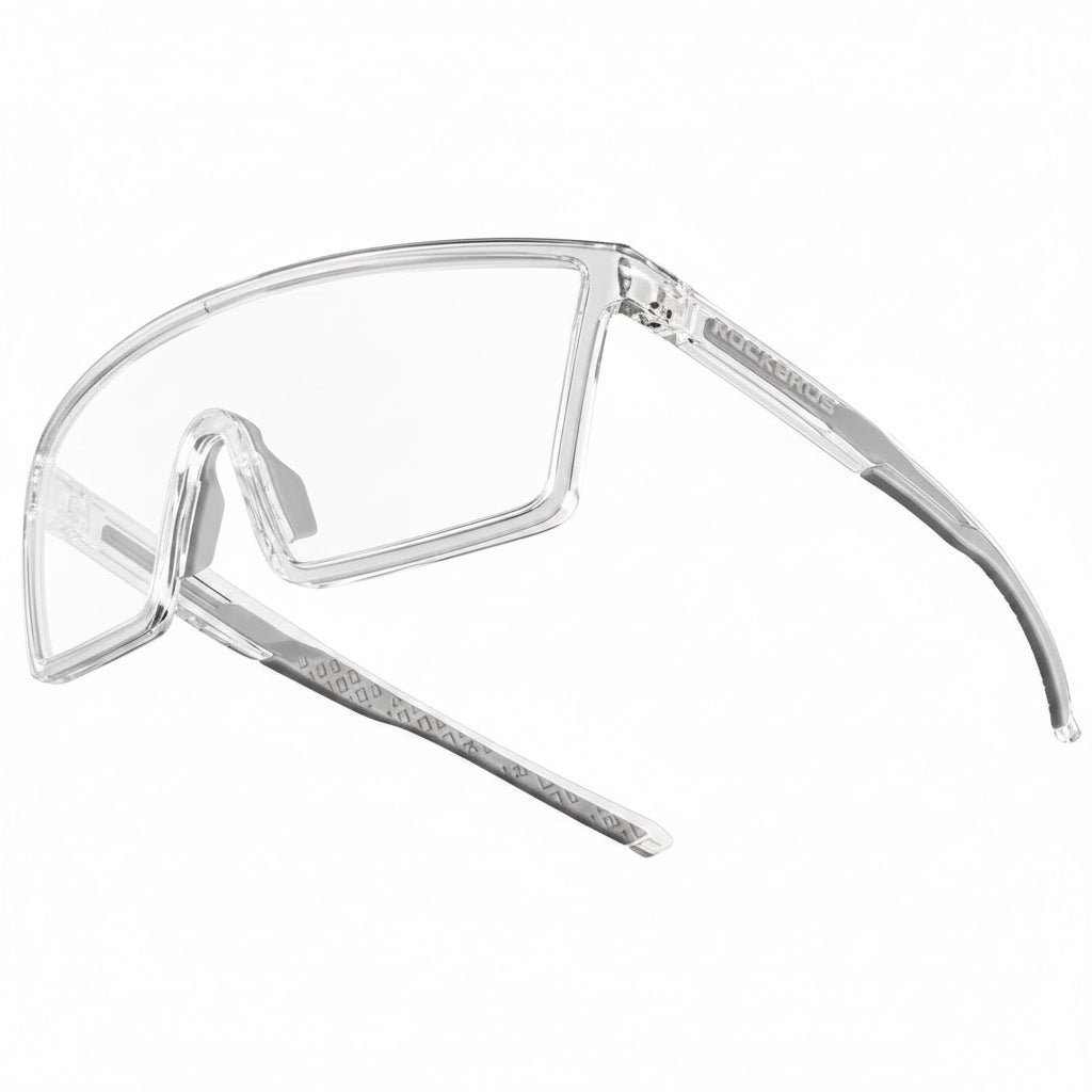 Gafas de ciclismo ROCKBROS con tinte automático para hombres y mujeres, gafas fotocromáticas UV400, gafas deportivas con montura TR90 ultraligeras para bicicleta y MTB, ideales para pesca