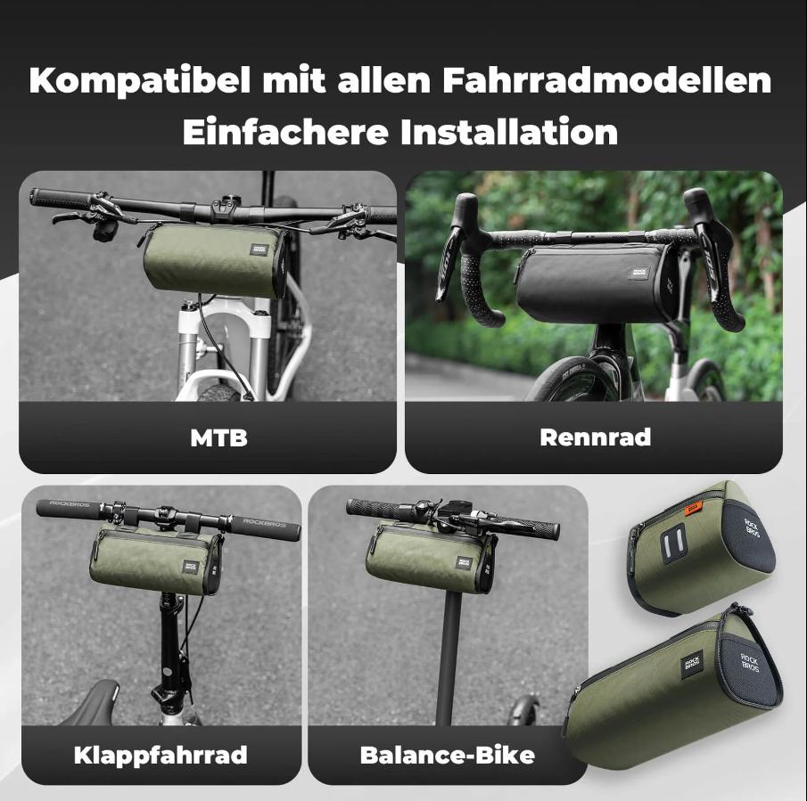 ROCKBROS set de bolsas para bicicleta 2 en 1 resistente al agua