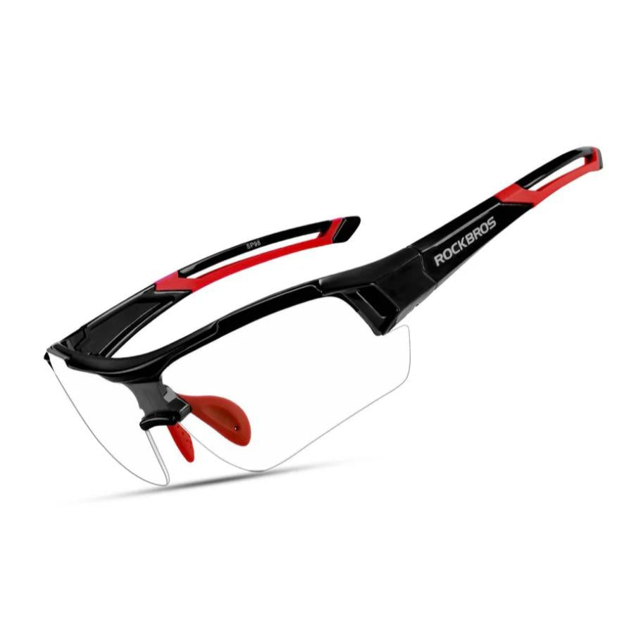 ROCKBROS Gafas de ciclismo Gafas de sol Gafas de medio marco Gafas fotocromáticas