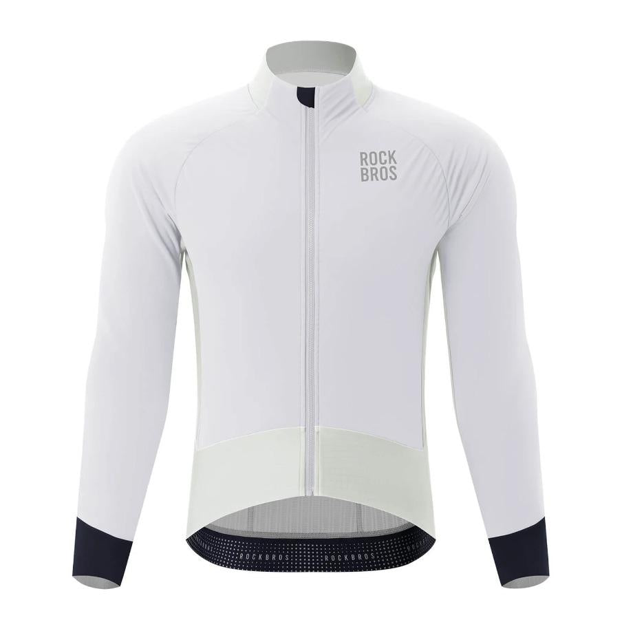 ROCKBROS chaqueta de ciclismo con elementos reflectantes transpirable y práctica para hombre materiales de alta calidad comodidad óptima y durabilidad