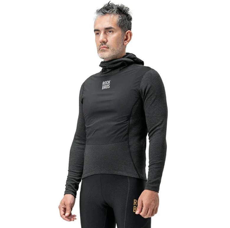 Ropa interior térmica de invierno para ciclismo masculino de manga larga