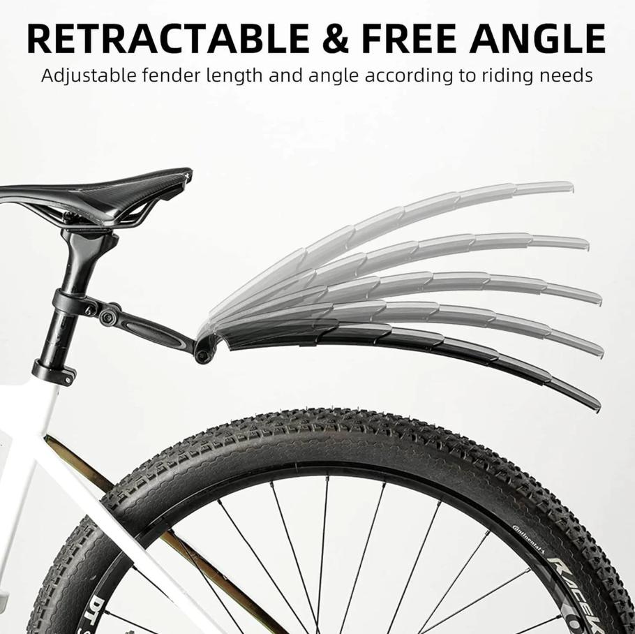 Guardabarros Delantero Y Trasero Retráctiles Para Bicicleta