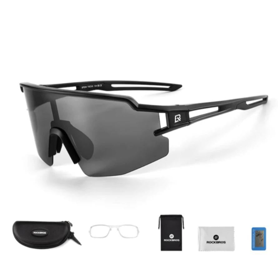 ROCKBROS Gafas Deportivas Polarizadas – Gafas de Ciclismo Antiviento con Protección UV400 ‍️ Ligeras, Estilosas y Resistentes – Perfectas para Ciclismo, Correr, Aire Libre & Urbano & Diario ️ Unisex
