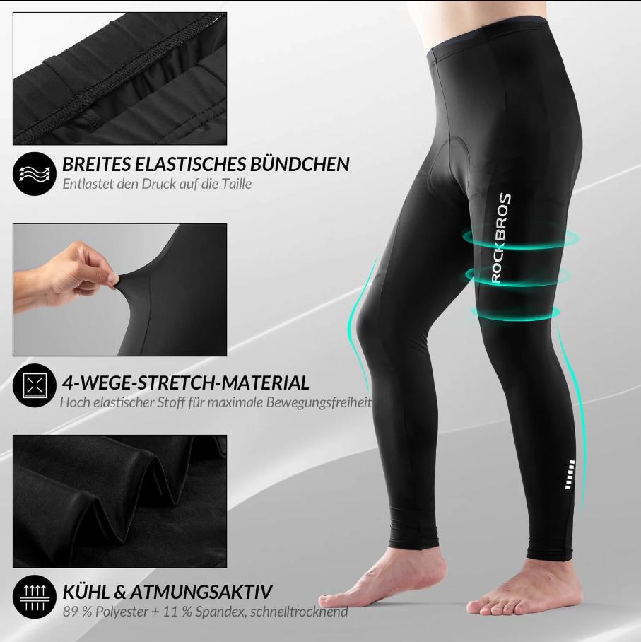 Pantalones de Ciclismo Acolchados para Hombre Transpirables Otoño/Primavera