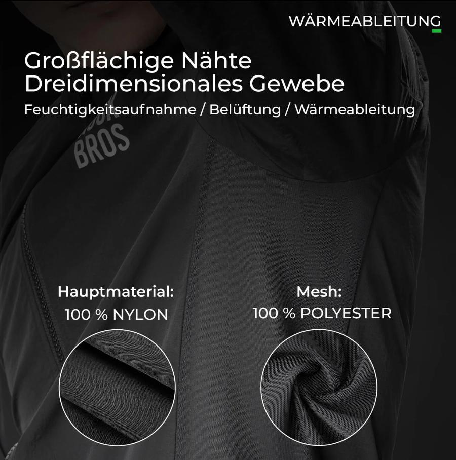 Chaqueta de bicicleta ligera para hombre