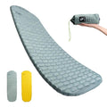 ROCKBROS Qunature colchón inflable/esterilla térmica RS5.0 para camping al aire libre con estructura reflectante 3D y 8 cm de amortiguación