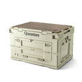 ROCKBROS Qunature caja de camping con tapa 60 L, contenedor de almacenaje plegable de PP para camping al aire libre, viajes, familia, maletero del coche, multifuncional y apilable, 2 tamaños, alta capacidad de carga, puertas cerrables, tabla de cortar ext