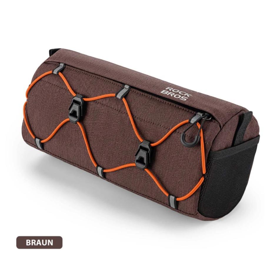 ROCKBROS Bolsa de bicicleta Bolsa de manillar 2.2L con correa de hombro en 6 colores