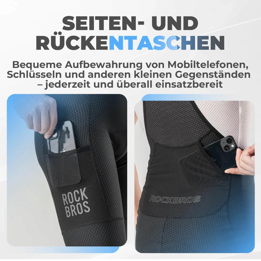 Pantalones de Ciclismo para Hombre con Almohadilla de Gel Transpirable para Verano