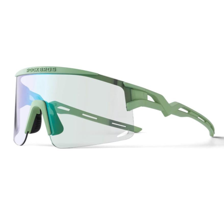 ROCKBROS gafas de ciclismo fotocromáticas polarizadas antivaho a prueba de viento protección UV400 montura TR90 26 g ultraligeras para ciclismo pesca correr fotocromáticas visión óptima protección contra UVA UVB UVC