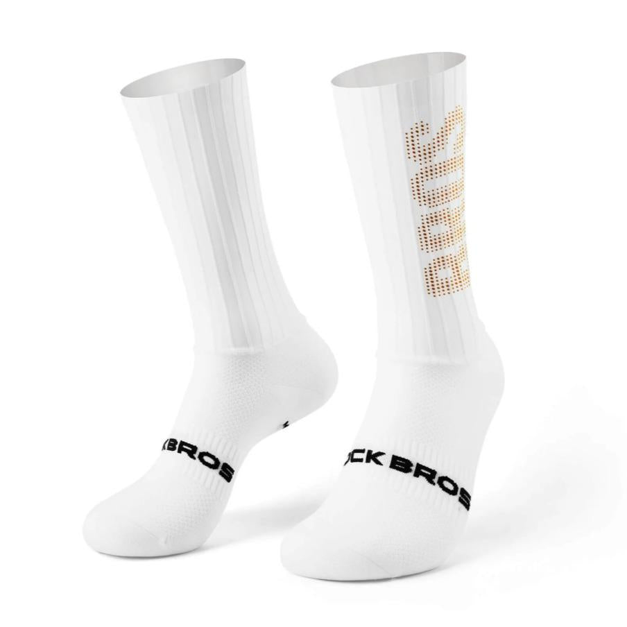 ROCKBROS calcetines de ciclismo, transpirables, de compresión, de 95% poliamida y 5% elastano, con tejido de malla para una ventilación y comodidad óptimas