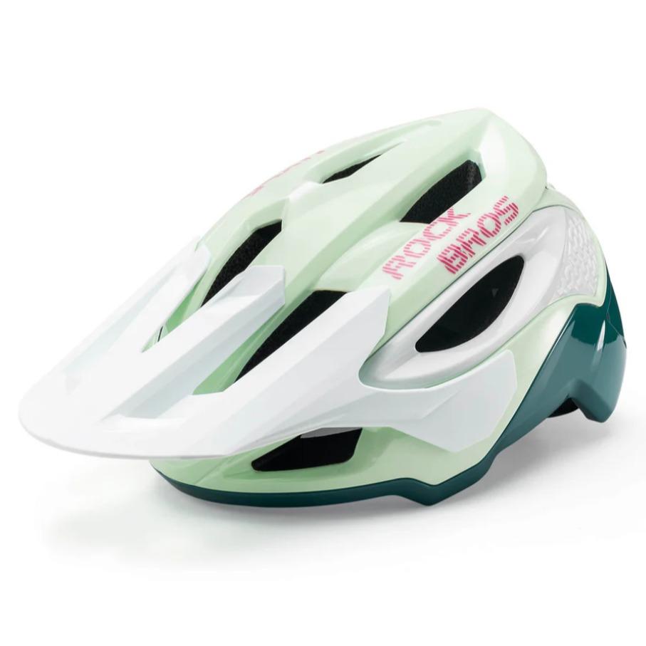 ROCKBROS casco de bicicleta certificado CE con 16 aberturas de aire y sistema de ventilación, protección contra impactos certificada, visera amplia, forro interior desmontable, ajustable para jóvenes y adultos