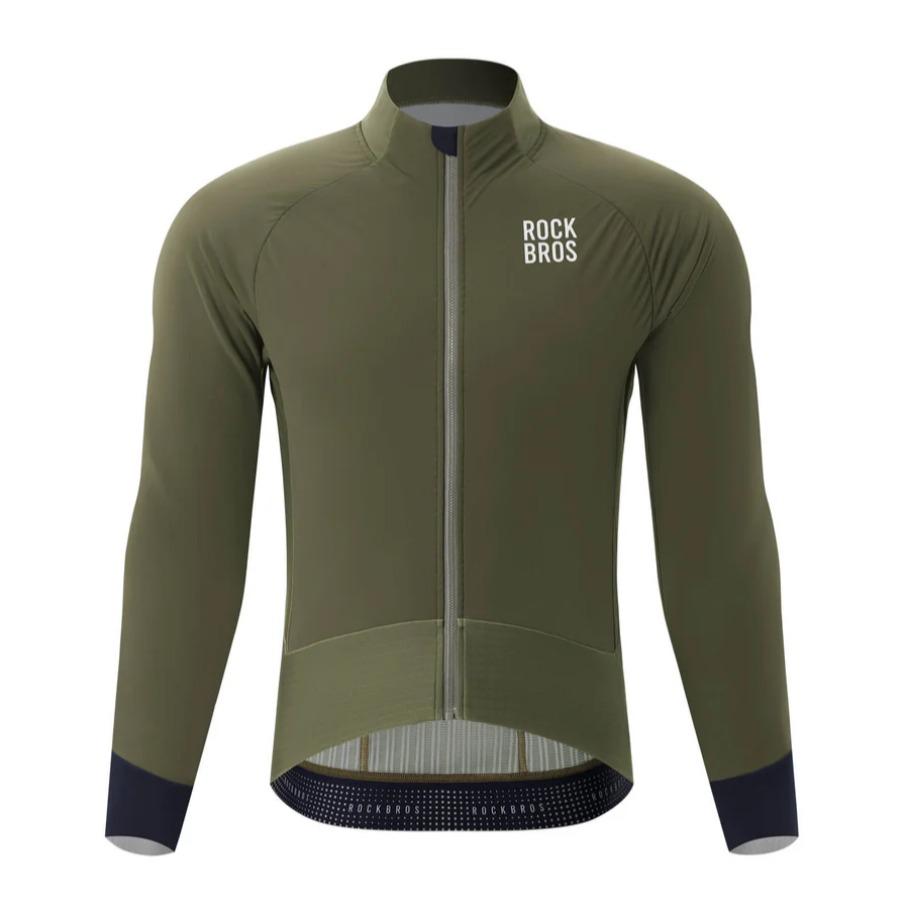 ROCKBROS chaqueta de ciclismo con elementos reflectantes transpirable y práctica para hombre materiales de alta calidad comodidad óptima y durabilidad