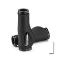 ROCKBROS empuñaduras de cuero MEGA COMODIDAD & protección del muñeco estilosas & ergonómicas empuñaduras de bicicleta para manillares de 22,2 mm MTB city bike e-bike universales para city, trekking & e-bike el tuning de bicicleta con efecto cuero