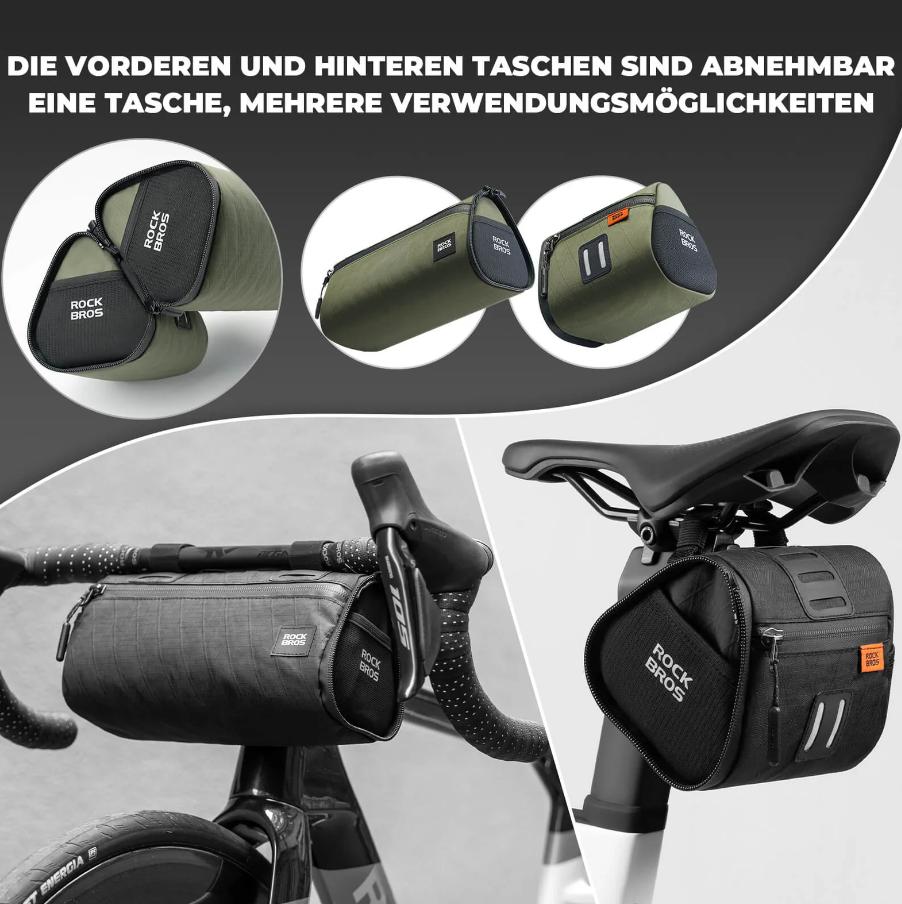 ROCKBROS set de bolsas para bicicleta 2 en 1 resistente al agua