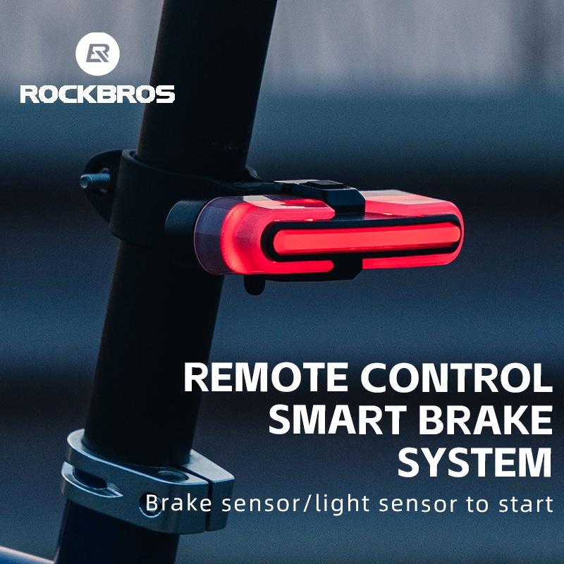 Luz trasera para bicicleta con sensor inteligente y función de luz de freno
