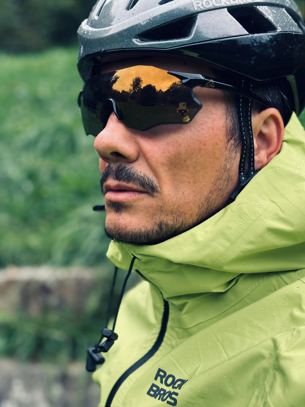 ROCKBROS Gafas de ciclismo Unisex Gafas de sol fotocromáticas Polarizadas Protección UV400 Sin montura Material TR90 22 g Bisagras de doble resorte Almohadillas de silicona antideslizantes Gafas de sol natural material Gafas deportivas