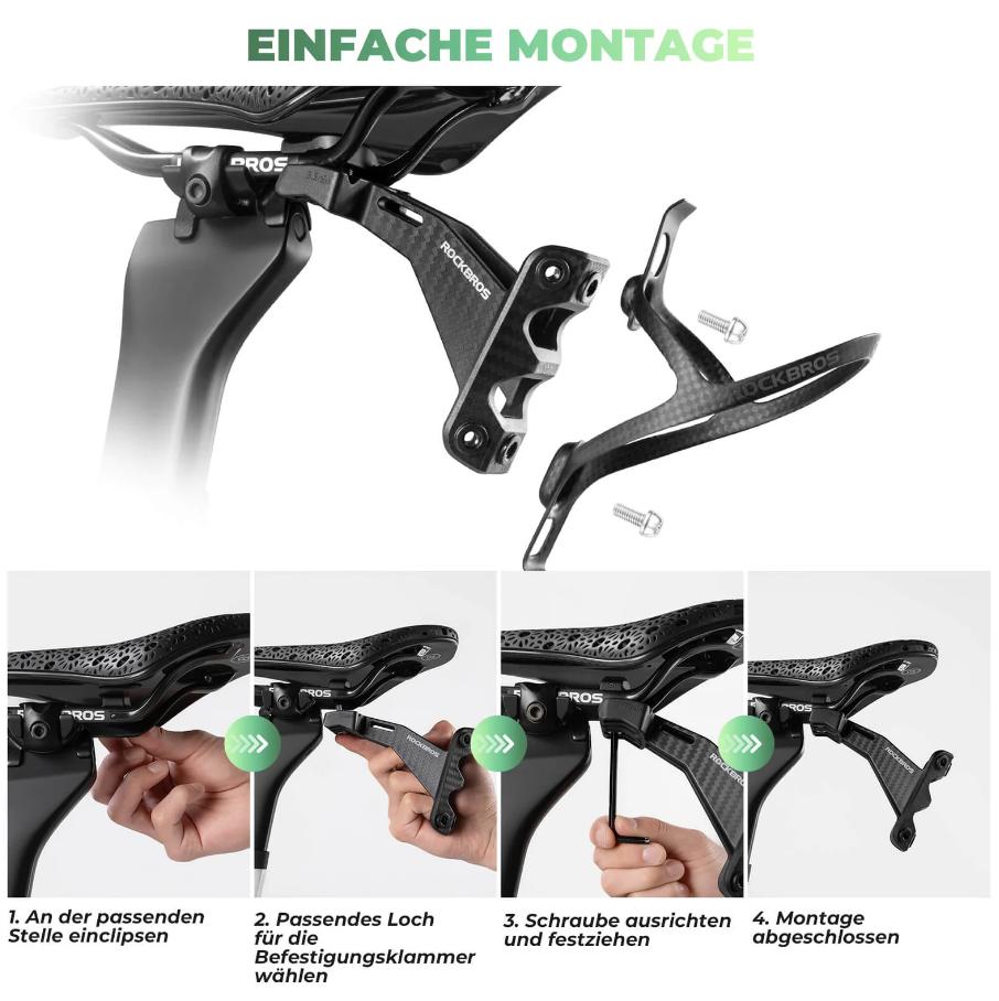 Portabidón Bicicleta Ajustable Sin Soldadura Soporte