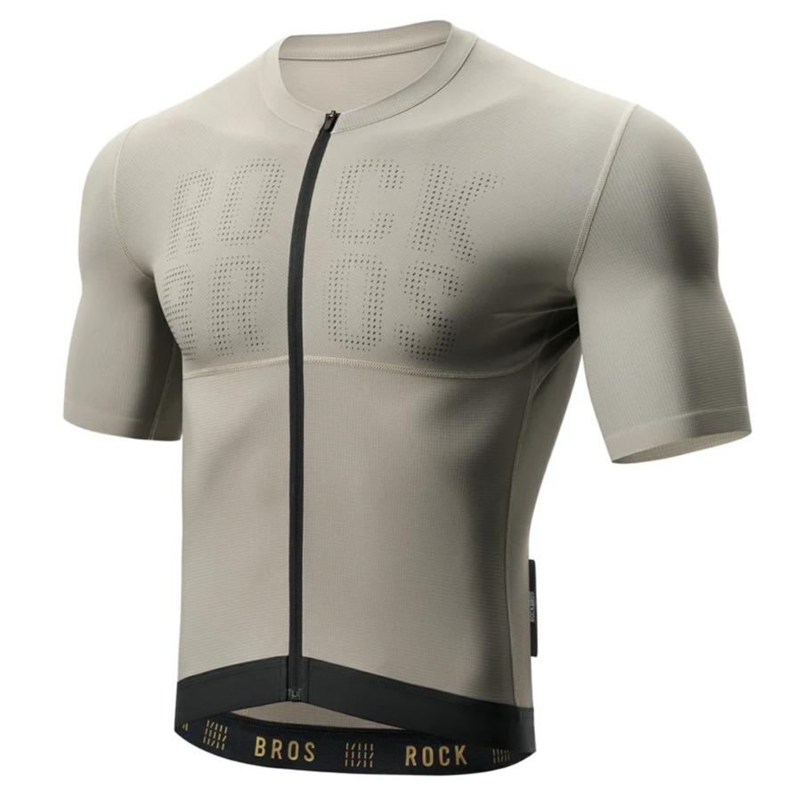 ROCKBROS camiseta de ciclismo para hombre de manga corta, transpirable y de secado rápido, con bolsillos traseros, para ciclismo en carretera y deportes al aire libre