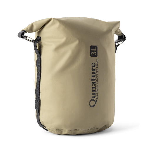 ROCKBROS bolsa de compresión impermeable caqui de 3 litros sobre fondo blanco