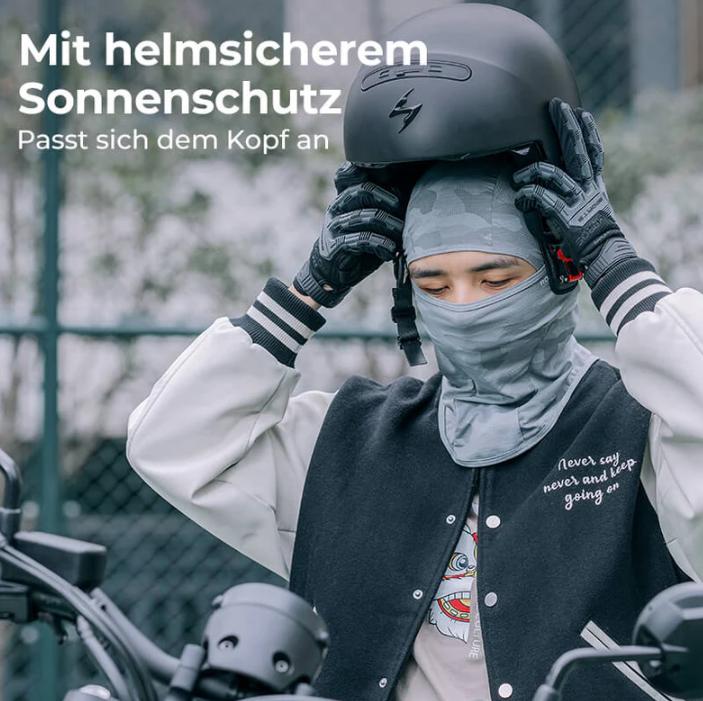 ROCKBROS balaclava de verano en modelo que se coloca el casco para protección solar al aire libre