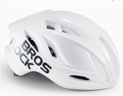 ROCKBROS casco de bicicleta urbano ajustable color blanco perla sobre fondo blanco