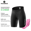 ROCKBROS culote de ciclismo para mujer con tabla de introducción de almohadilla de esponja multidensidad